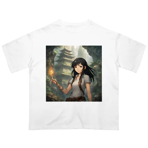 松島 真理 オーバーサイズTシャツ