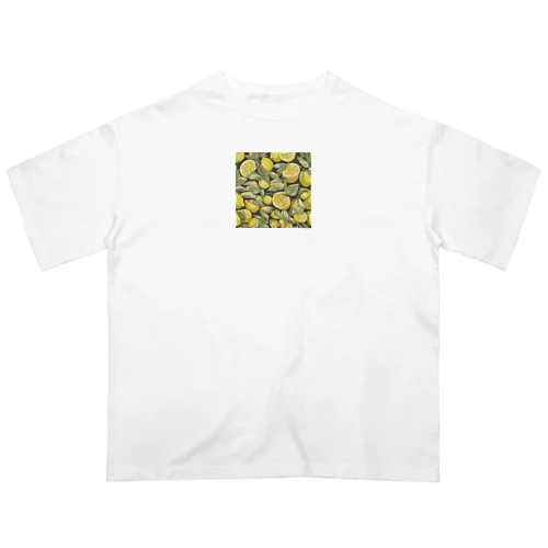 レモンのアート　lemon art Oversized T-Shirt