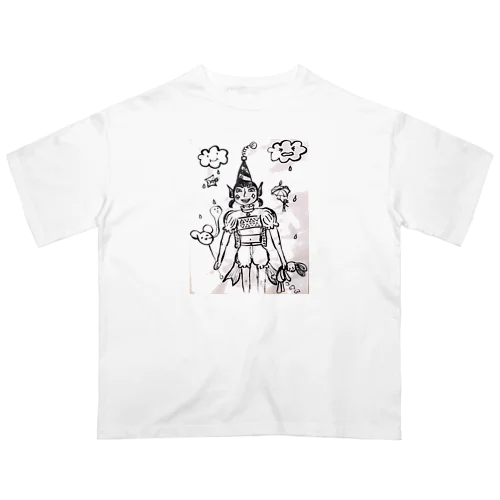 遊園地のピエロ Oversized T-Shirt