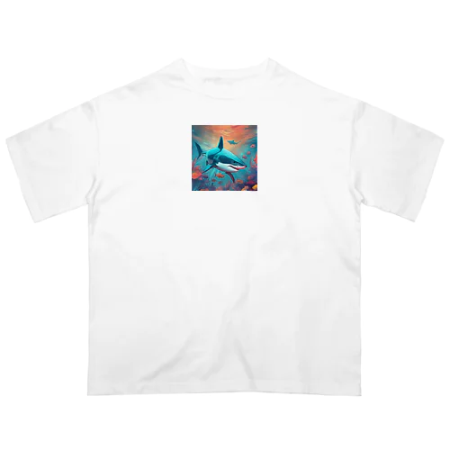 サメさん Oversized T-Shirt