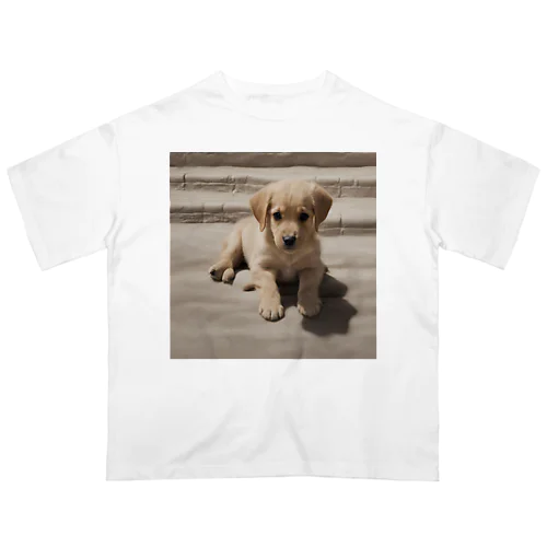 かわいい仔犬のグッズ Oversized T-Shirt