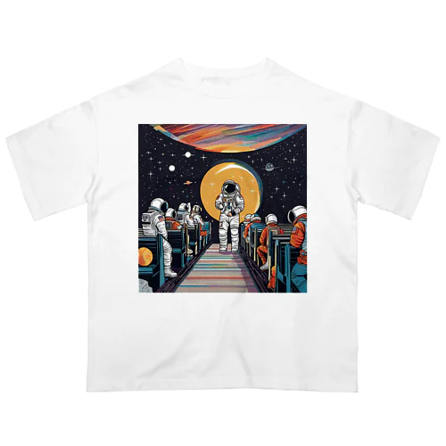 宇宙ムーン教の教え Oversized T-Shirt