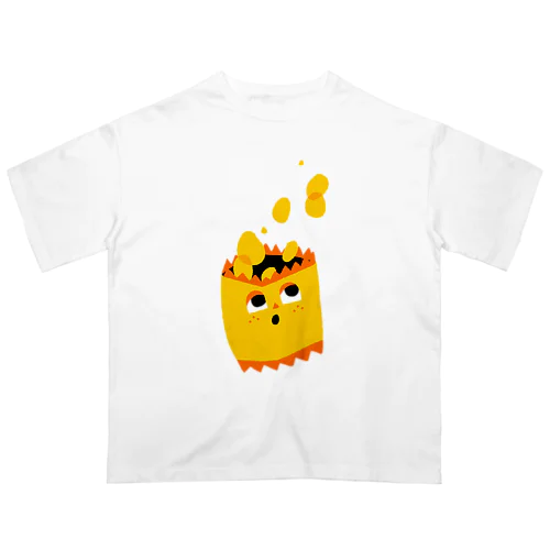 ポテチ大爆発 Oversized T-Shirt