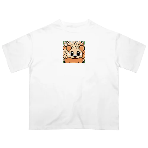 【はりねずみ】ドット絵あにまるさん Oversized T-Shirt