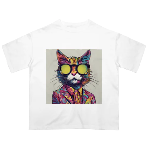 ファンキーCAT Oversized T-Shirt