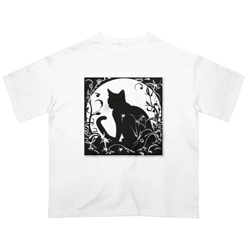 夢見る猫 オーバーサイズTシャツ