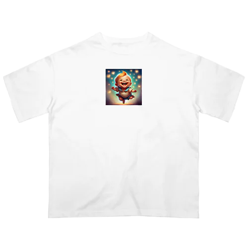 笑う赤ちゃん オーバーサイズTシャツ