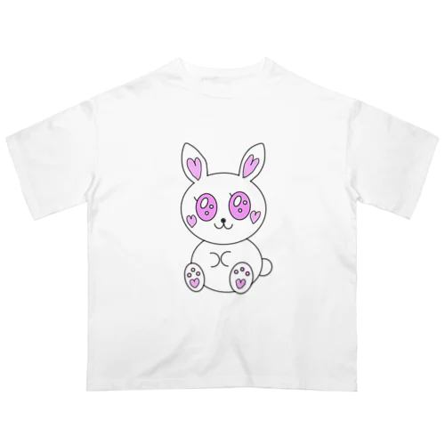 うるうるうさっ子 オーバーサイズTシャツ