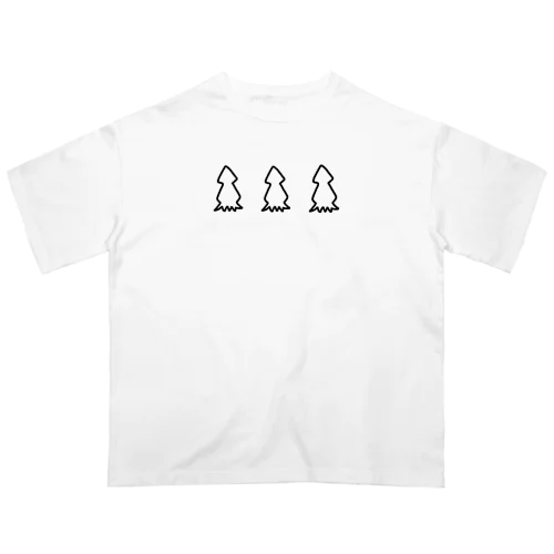イカです Oversized T-Shirt
