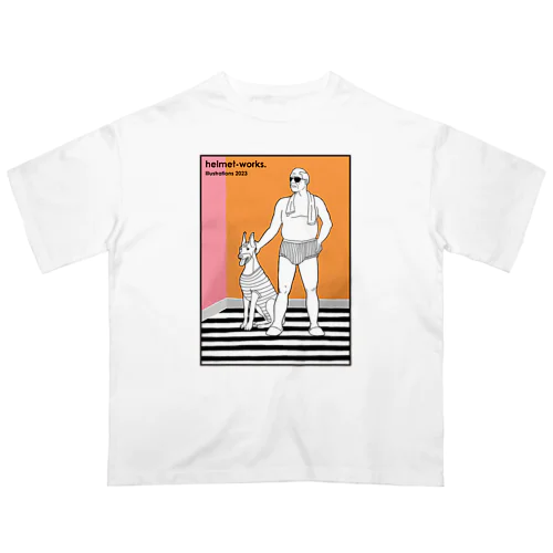 しま・パンツ オーバーサイズTシャツ