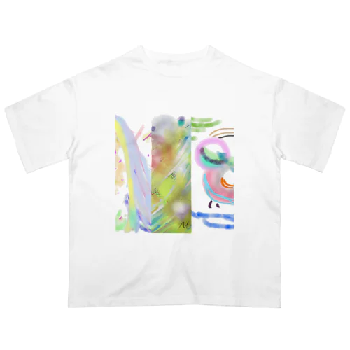 k..m369スピリチュアルアート オーバーサイズTシャツ