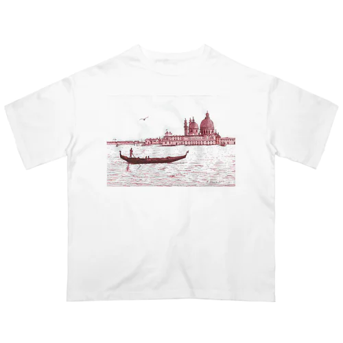 ヴェネチアのゴンドラ Oversized T-Shirt