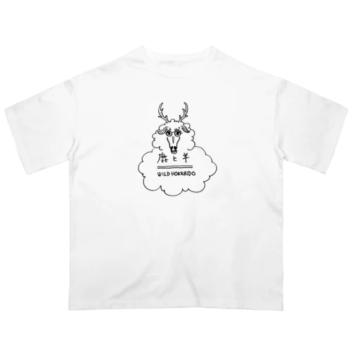 鹿と羊 オーバーサイズTシャツ