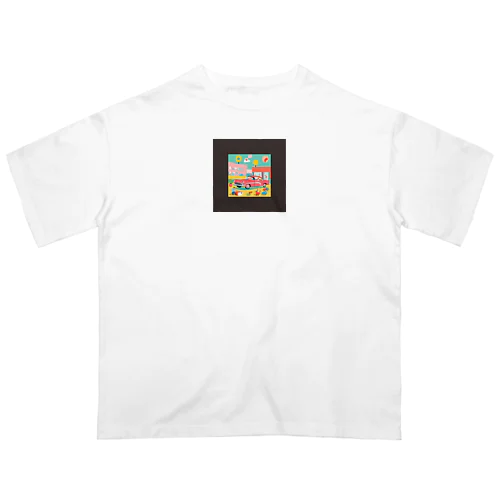 ５０ｓロック オーバーサイズTシャツ