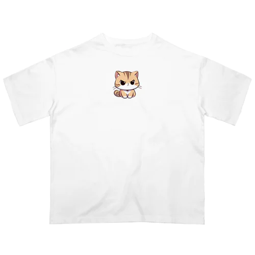 AI天風猫(怒1) オーバーサイズTシャツ