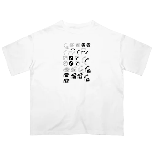 テレフォンマーク いろいろ Oversized T-Shirt