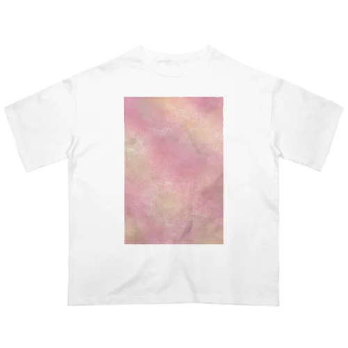 ピンク色と仲良く Oversized T-Shirt