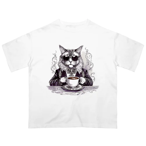 たしなみねこ Oversized T-Shirt