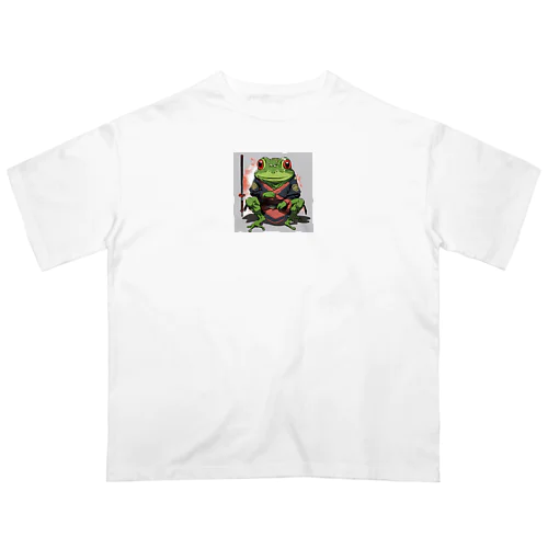 蛙のイラストグッズ Oversized T-Shirt