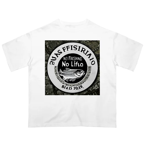 No Fishing No Life Oversized T-Shirt