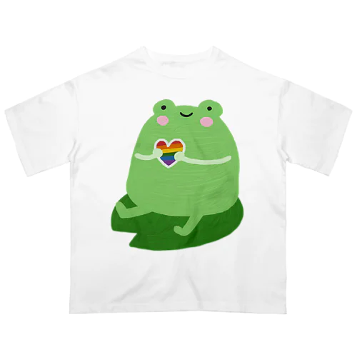 しあわせカエルちゃん Oversized T-Shirt