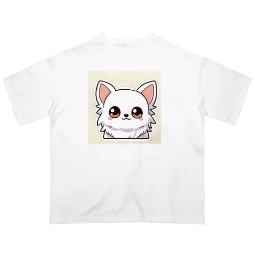 ホワイトチワワちゃん オーバーサイズTシャツ