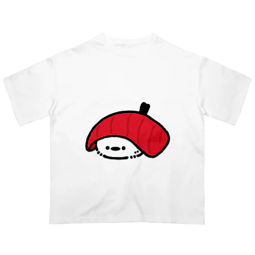 お寿司になったシマエナガちゃん オーバーサイズTシャツ