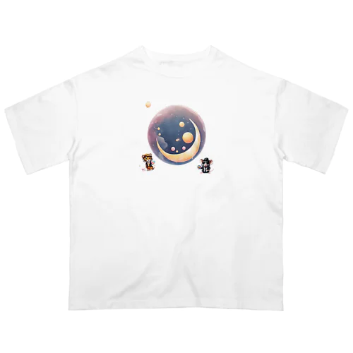 三日月🎵 オーバーサイズTシャツ