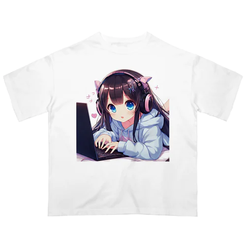 かわちいゲーム実況者 オーバーサイズTシャツ