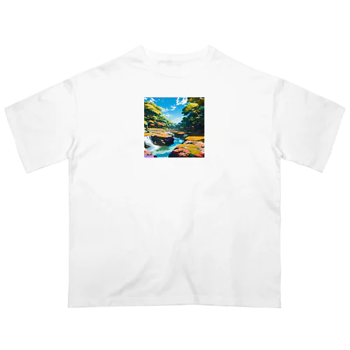 日本庭園 Oversized T-Shirt