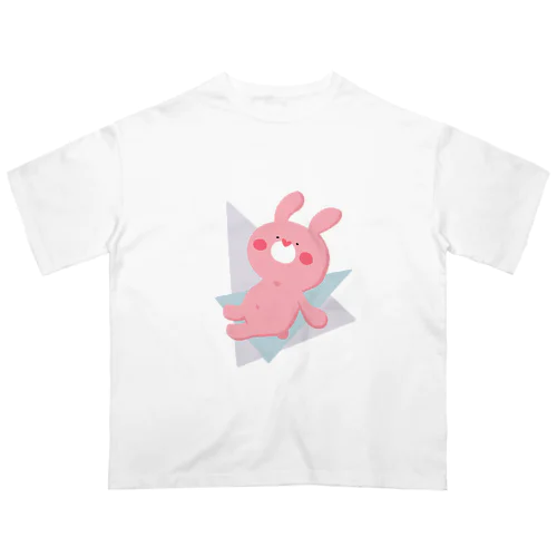 ハートナウサギ オーバーサイズTシャツ