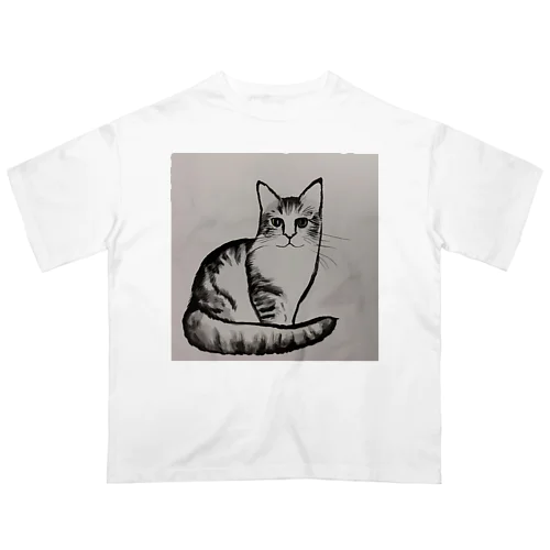 猫ちゃん オーバーサイズTシャツ