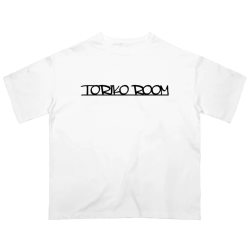 「TORIKO ROOM」ショップロゴアイテム フォントブラック オーバーサイズTシャツ