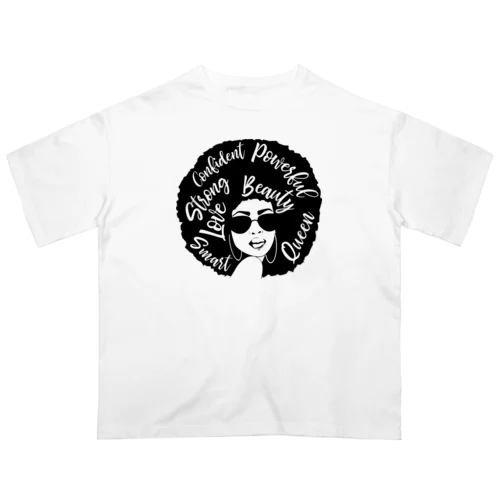 Afro woman オーバーサイズTシャツ