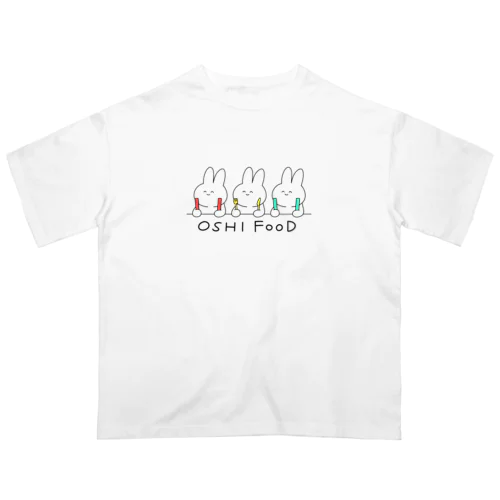 OSHI FOOD オーバーサイズTシャツ