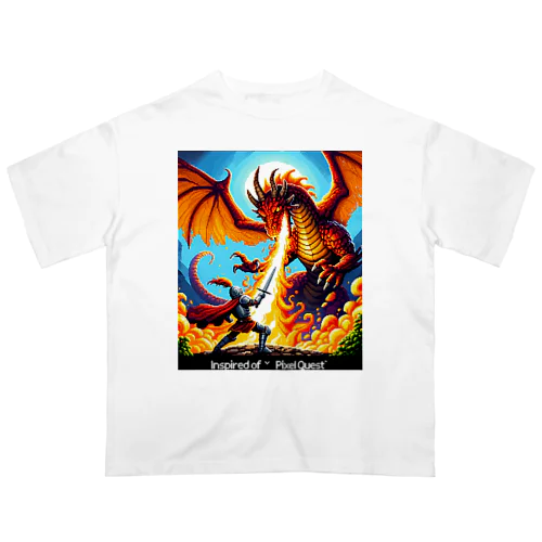 ドラゴンブレイズナイトティー オーバーサイズTシャツ