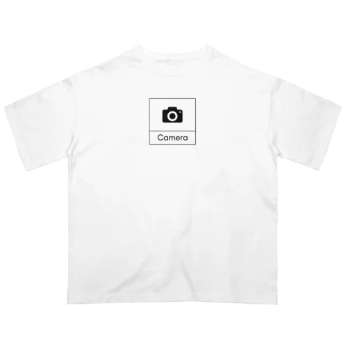 四角におさまるCamera オーバーサイズTシャツ