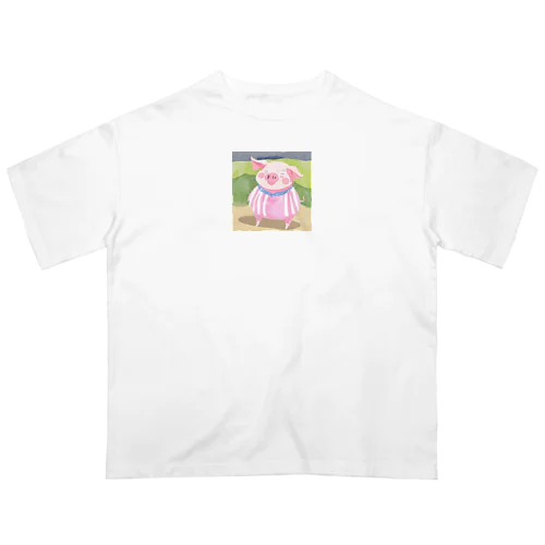 豚のブーちゃん オーバーサイズTシャツ