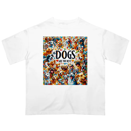 犬派 オーバーサイズTシャツ