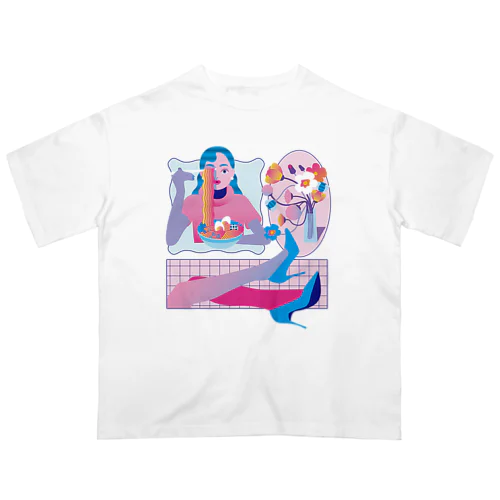 キカガクガール詰め合わせ Oversized T-Shirt