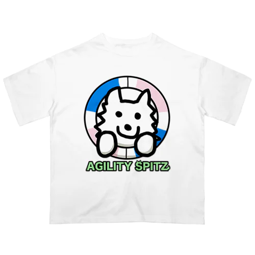 AGILITY SPITZ「タイヤからこんにちは！」 Oversized T-Shirt