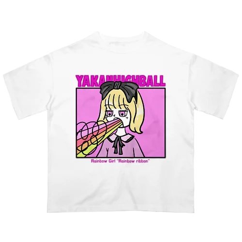 レインボーリボンちゃん Oversized T-Shirt