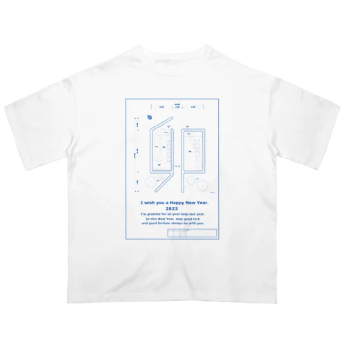 卯年　年賀状 Oversized T-Shirt