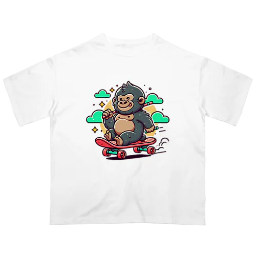 ゴリくんスケーター オーバーサイズTシャツ