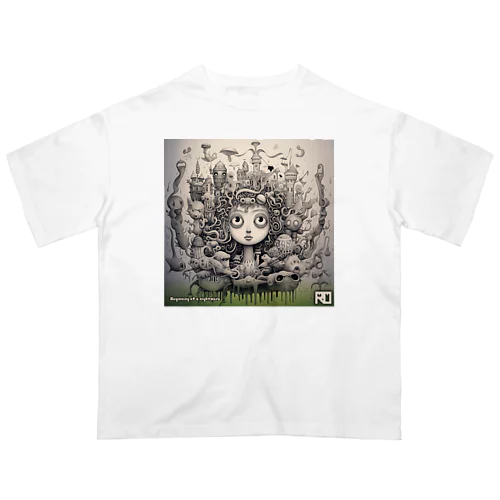 Beginning of a nightmare 2 (Green) オーバーサイズTシャツ