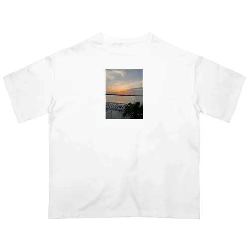 夕焼け オーバーサイズTシャツ