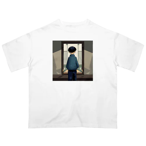 孤独な少年　 Oversized T-Shirt