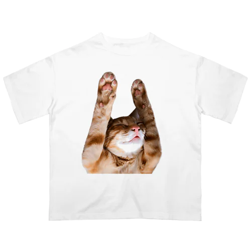 バンザイねこ オーバーサイズTシャツ