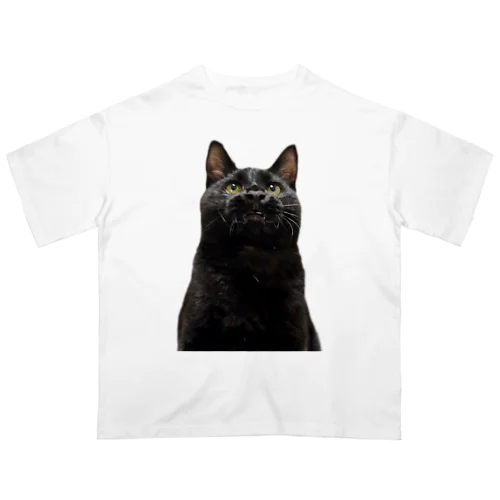 黒猫 Oversized T-Shirt