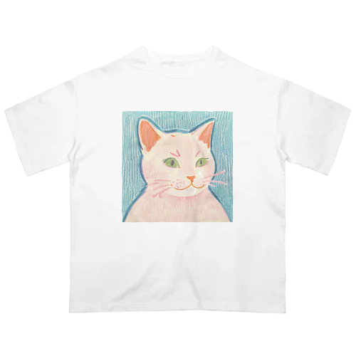 猫の日常B オーバーサイズTシャツ